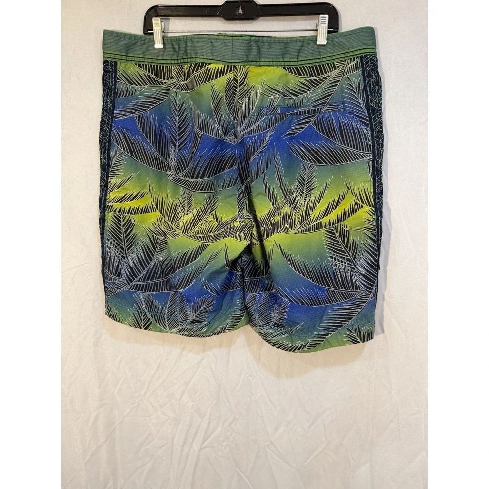 Robert Graham Drawstring Board Shorts Mens‎ 38 Surf Swim Trunks Hawaiian